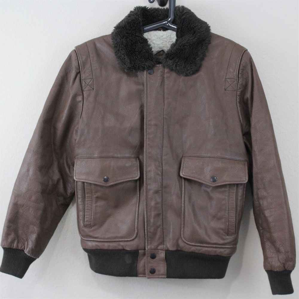 VTG Aberdeen G-1 Pilot Bomber Leather Jacket B301